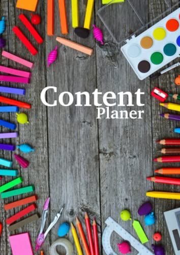 Content Planer: Social Media Kalender und Planer DIN A4