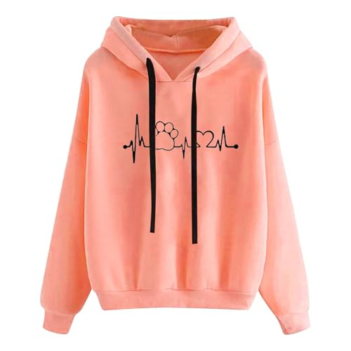 Generisch Damen Kapuzenpullover Lässiger Damen Hoodie